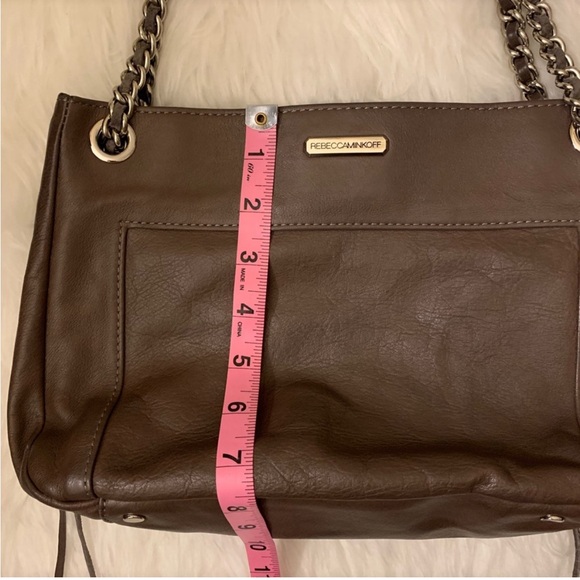 Rebecca Minkoff Brown Gold Swing Shoulder Crossbody Bag - Picture 12 of 13